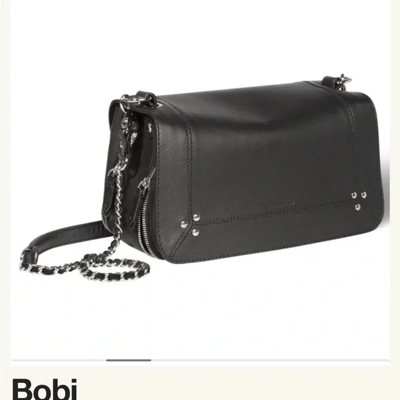 Jerome Dreyfuss Black Lambskin Bobi Bag - Picture 6 of 7